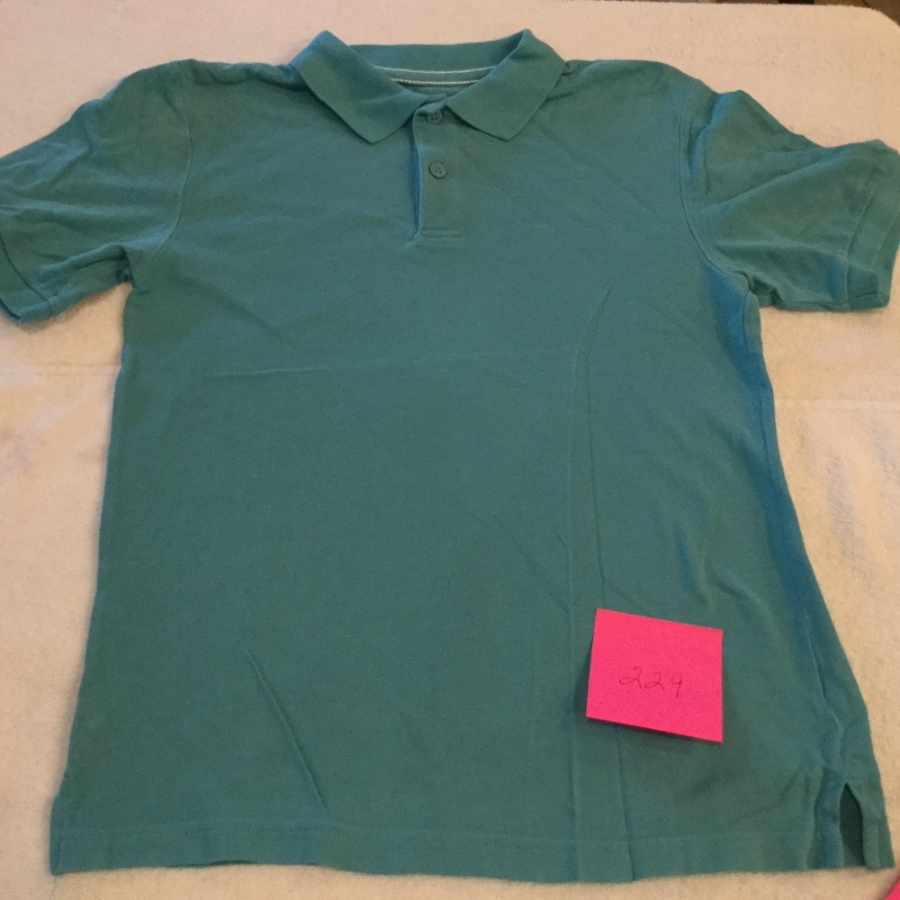 Children’s Place Turquoise Polo Shirt - Size XL 14 - Excellent Condition
